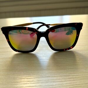 DIFF - BELLA - TORTOISE + PINK MIRROR + POLARIZED Women’s sunglasses